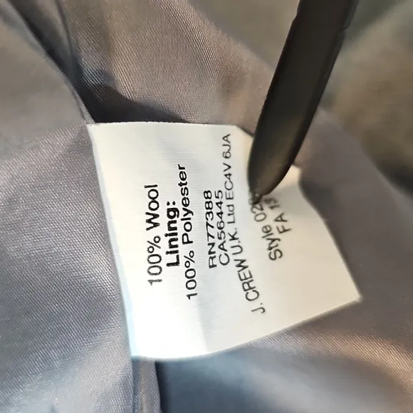 J. Crew Gray Wool NO. 2 Pencil Skirt  - Size 6