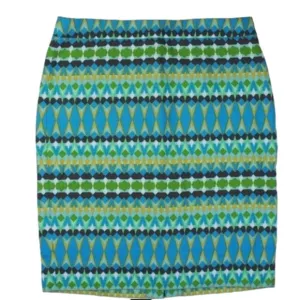 𝅺j. Crew The Pencil Skirt Aztec