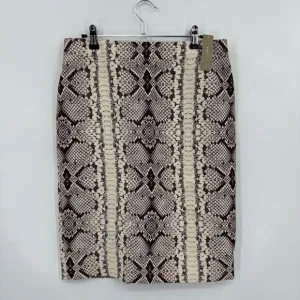 J.Crew No.2 Pencil Skirt in Python Print Size 6 NWT