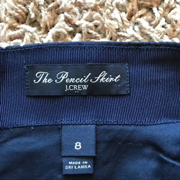 J.Crew Polka Dot Pencil Skirt