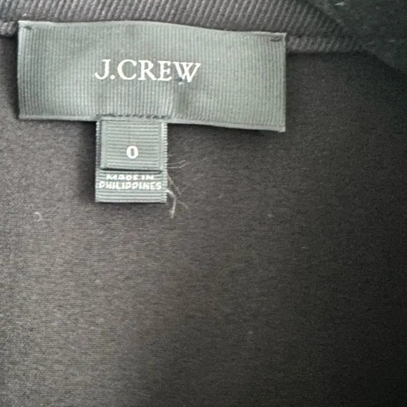 J.Crew Womens Tipped Twill Oversized Structured Jacket Modern Minimalist  Size 0