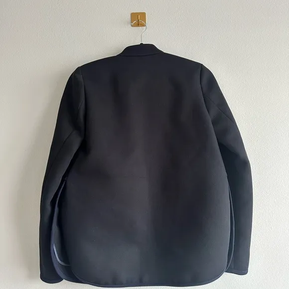 J.Crew Womens Tipped Twill Oversized Structured Jacket Modern Minimalist  Size 0
