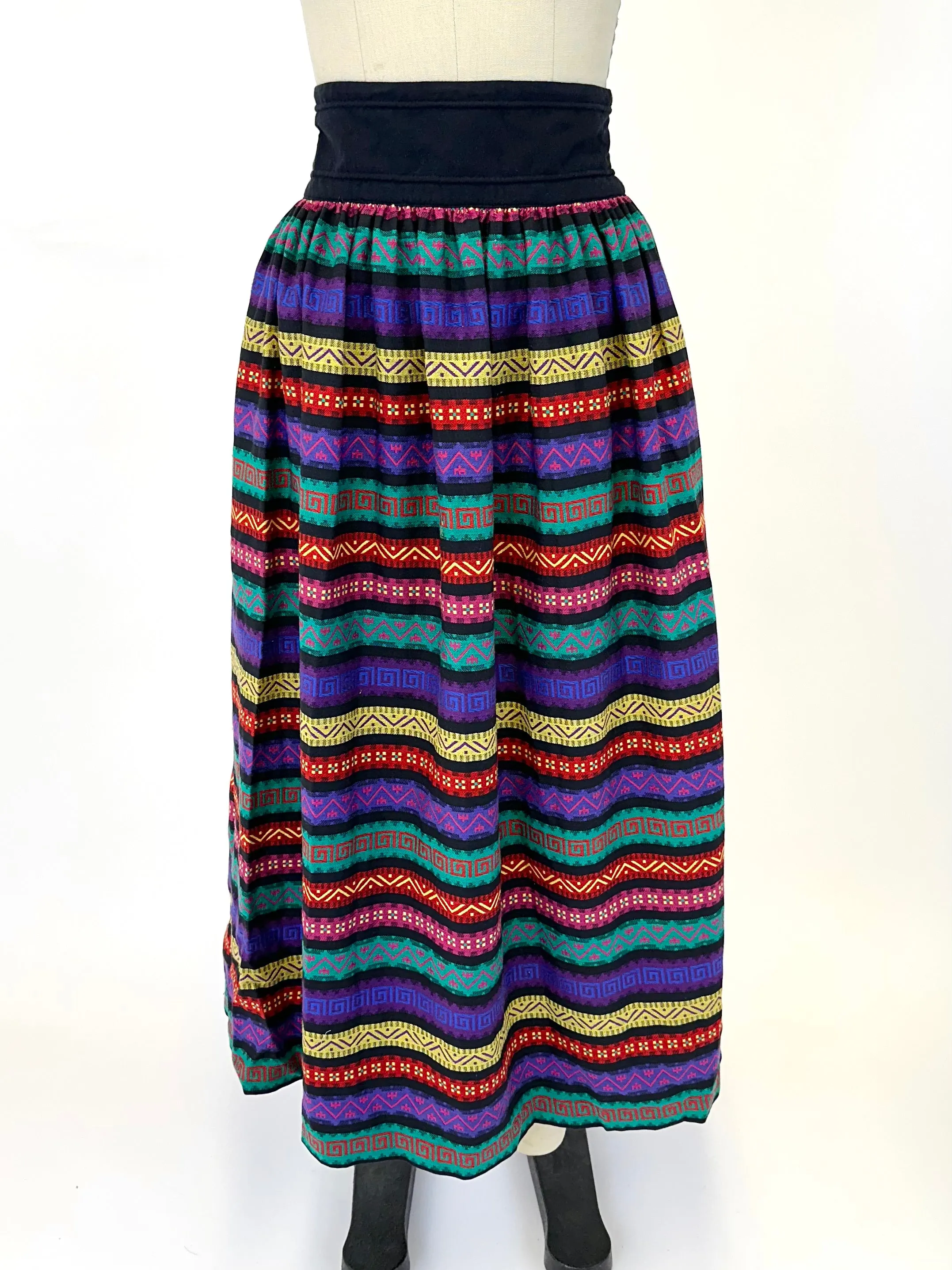 Jeanne Marc Embroidered Skirt Set