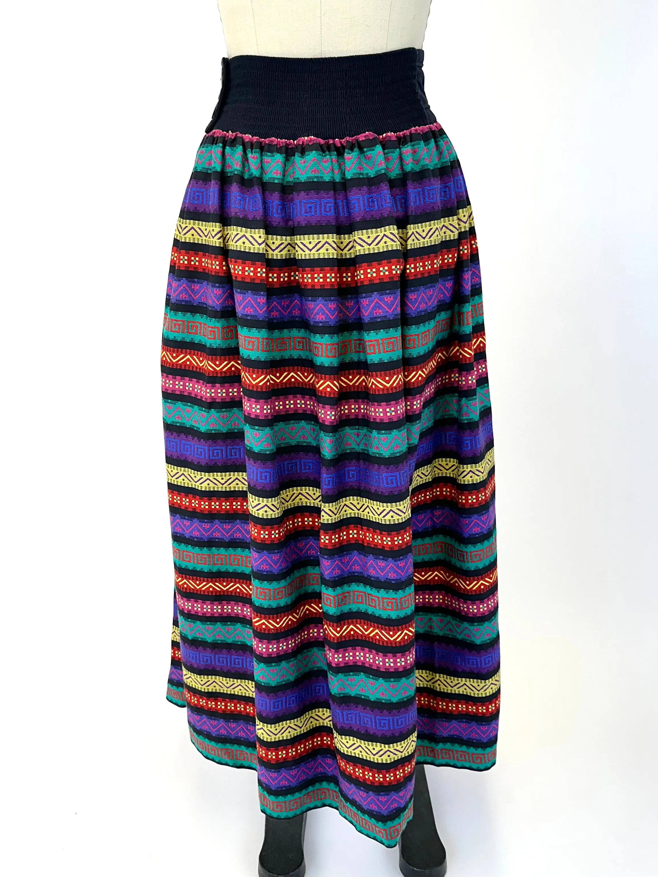 Jeanne Marc Embroidered Skirt Set