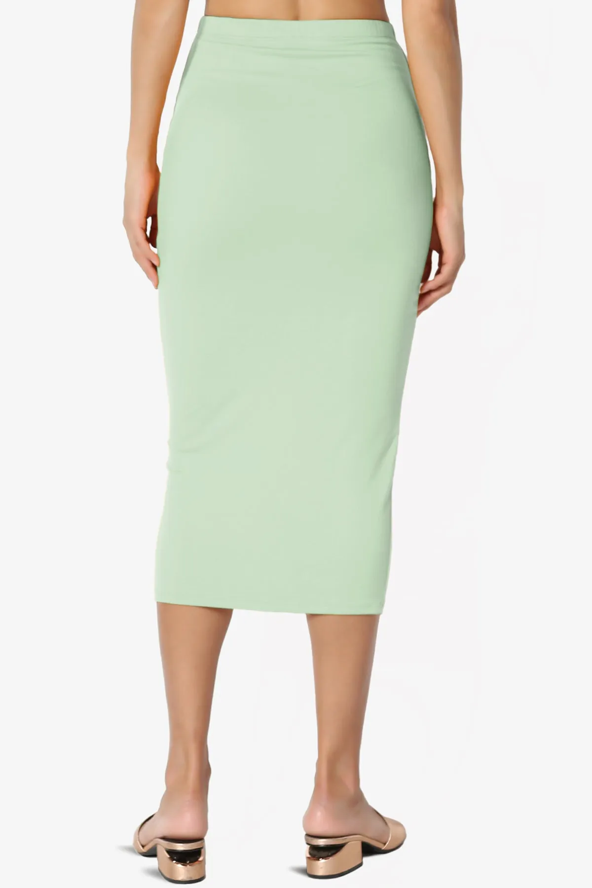 Joey Buttery Soft Knit Midi Pencil Skirt