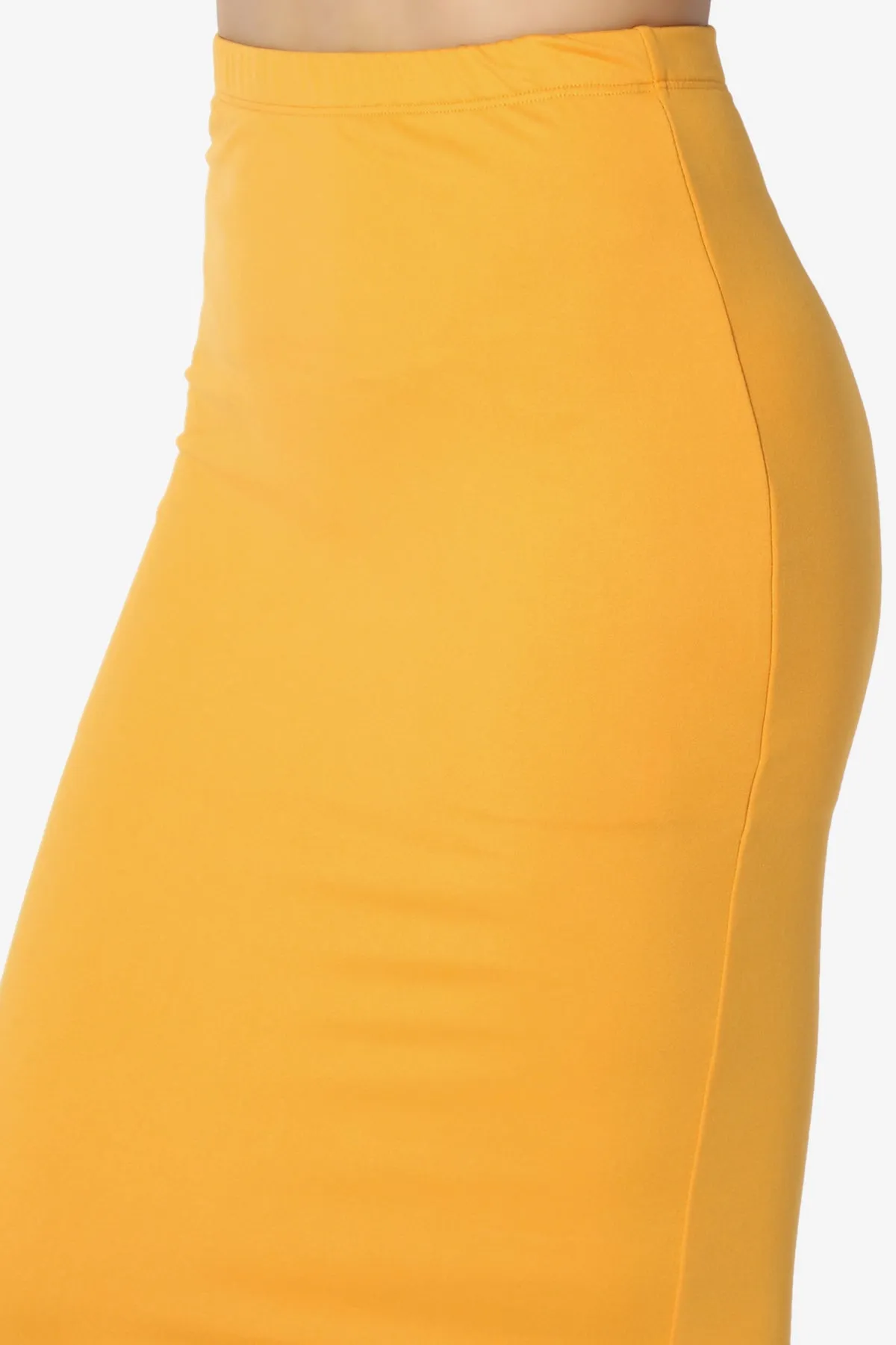 Joey Buttery Soft Knit Midi Pencil Skirt