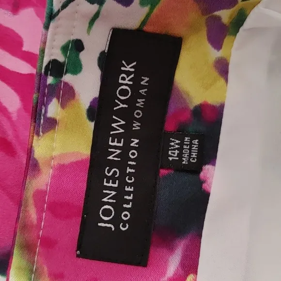 Jones New York Floral Pencil Skirt Size 14A (234)