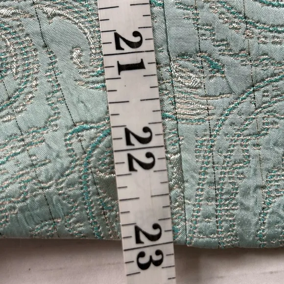 Jones New York light teal turquoise 2 Piece Blazer / skirt  Suit Size 12 NWT