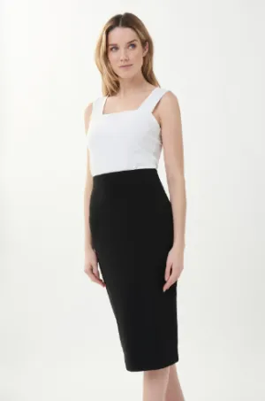 Joseph Ribkoff Black Pencil Skirt