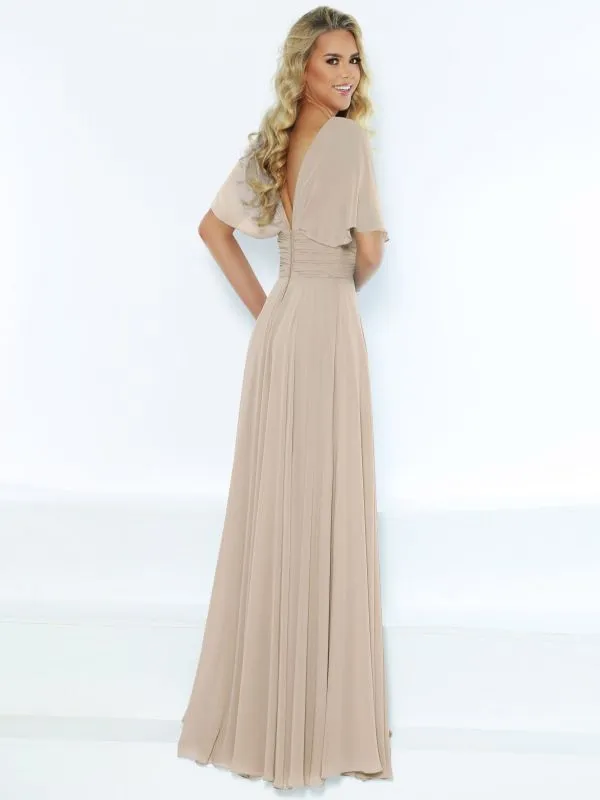 Kanali K Size 12 1786 Mocha Bridesmaid Dress