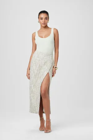 Kate Tweed Wrap Skirt