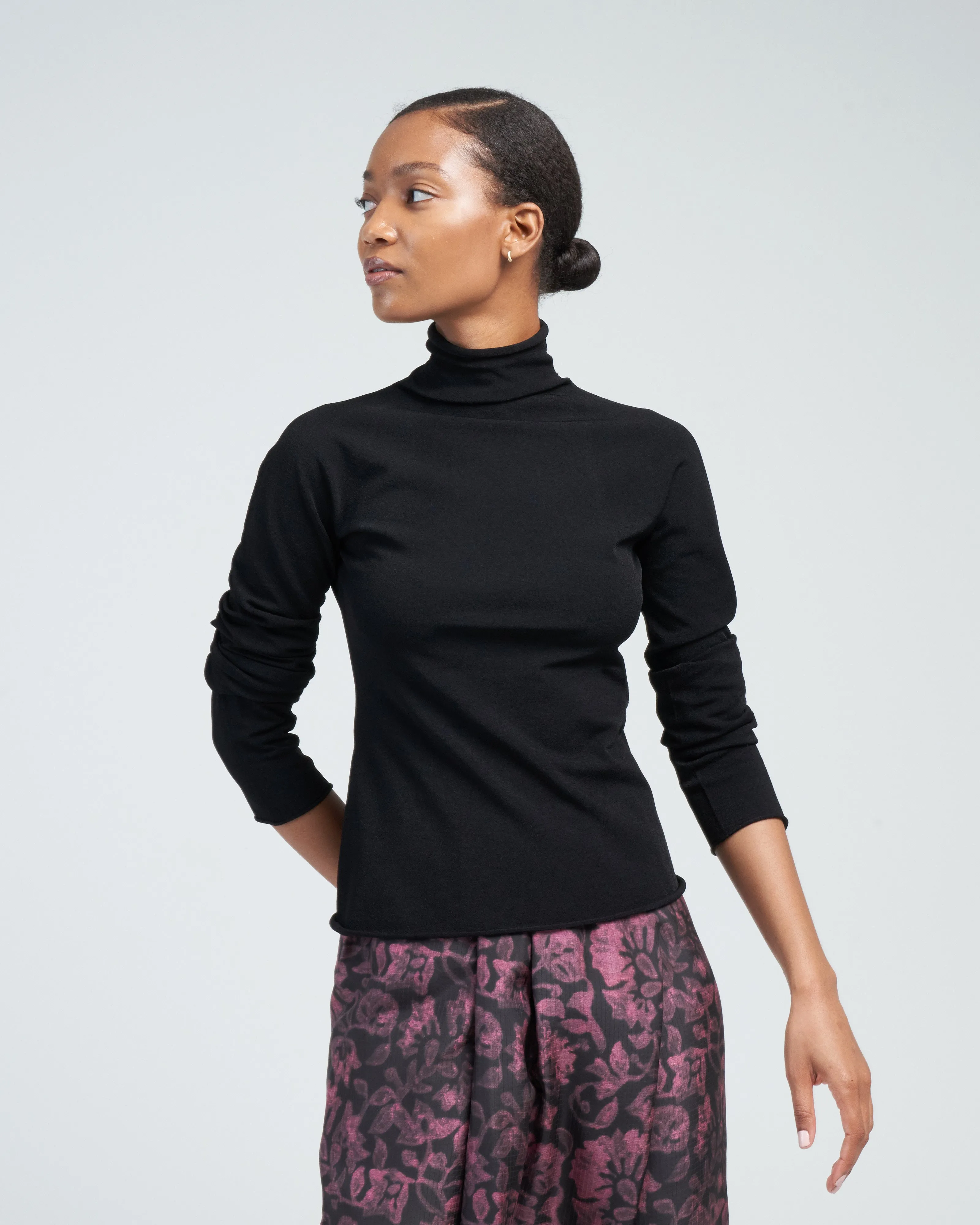 kiyoon top - black