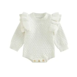 Knit Ruffle Romper