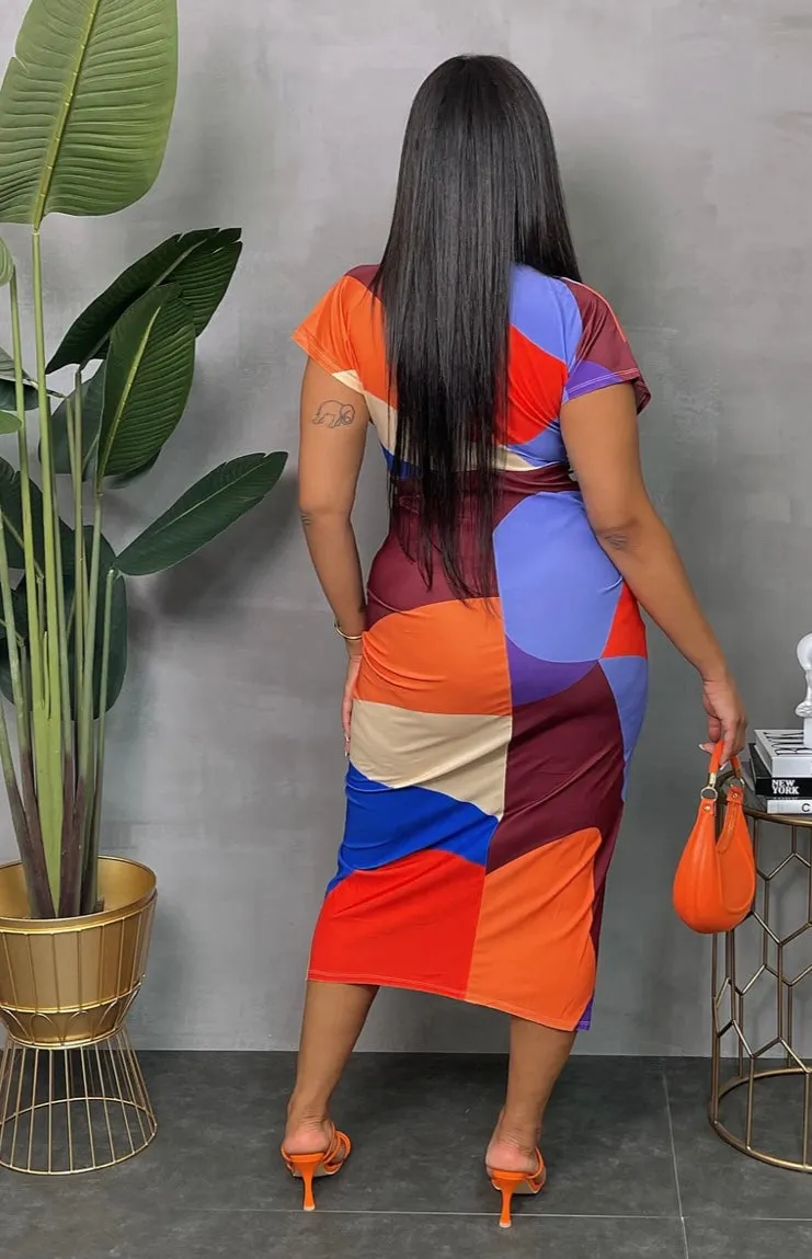 KRISTEN PLEATED DRESS