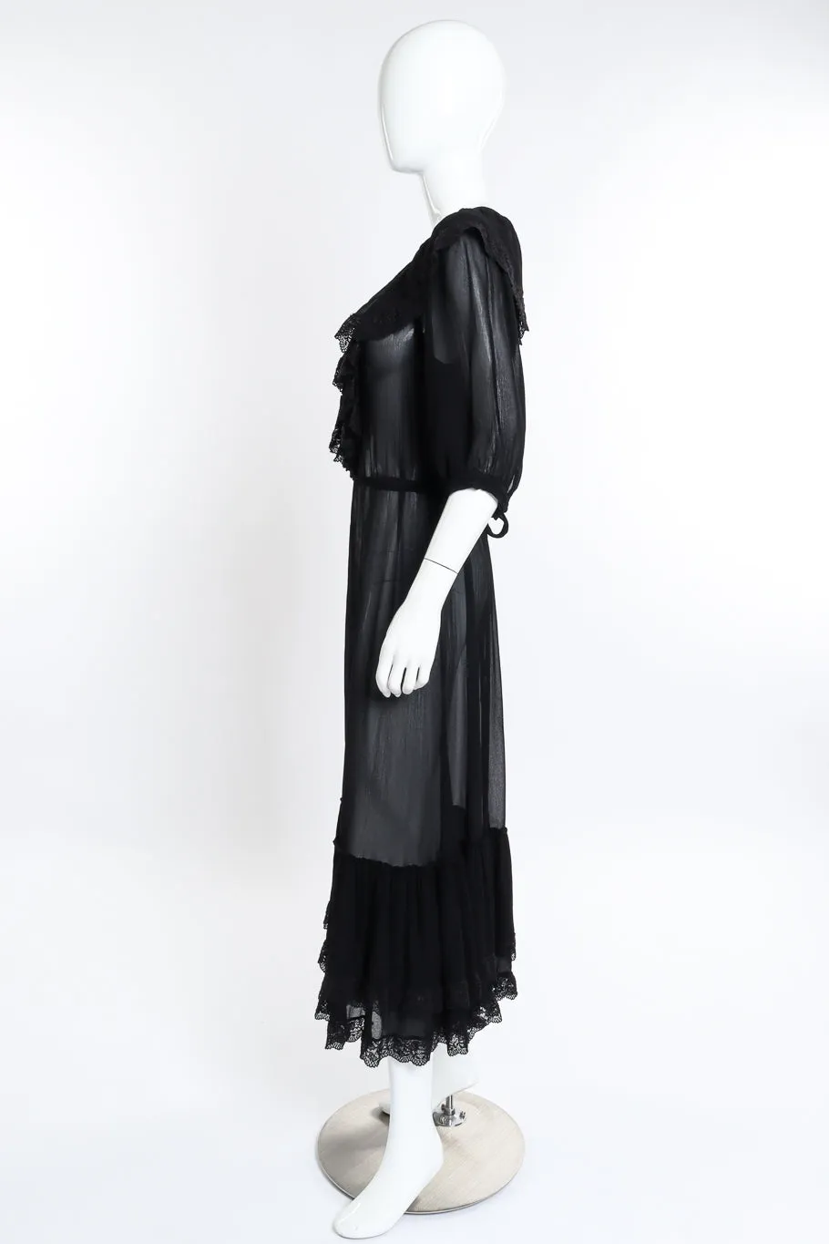 Lace Peasant Dress