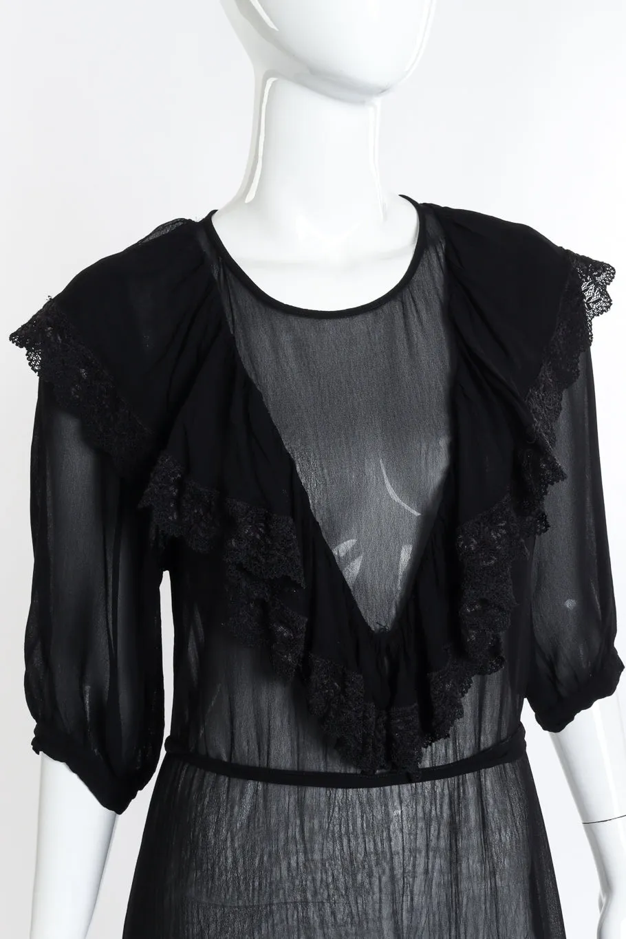 Lace Peasant Dress