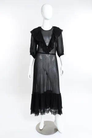 Lace Peasant Dress