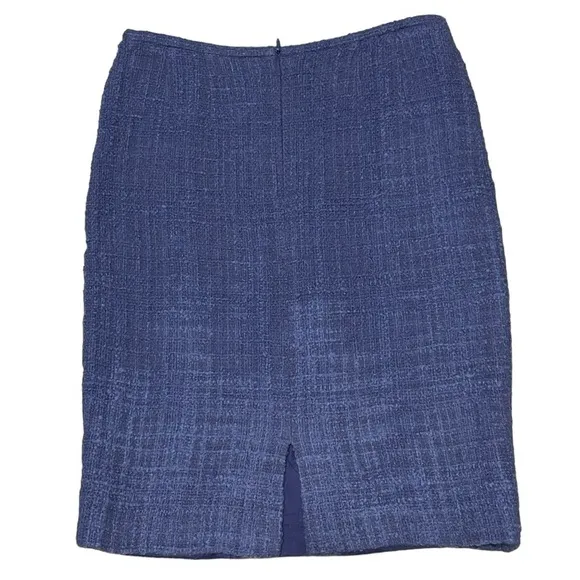 Lafayette 148 New York Tweed Wool Blend Pencil Skirt Size 8