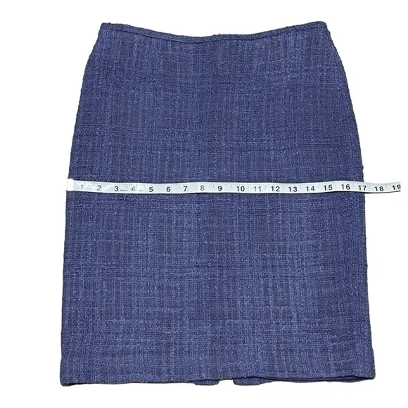 Lafayette 148 New York Tweed Wool Blend Pencil Skirt Size 8