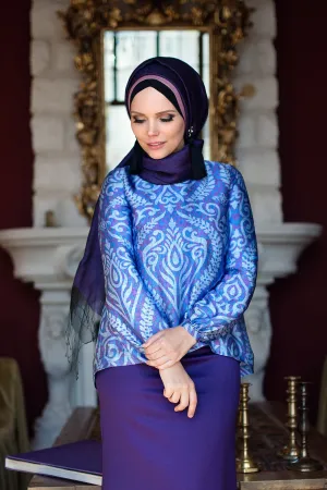 Lale Blouse Violete Silver