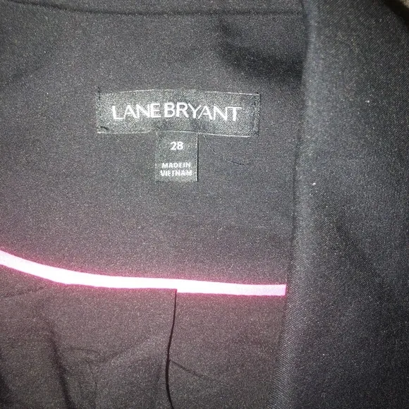 𝅺lane bryant black suit dress blazer size 28