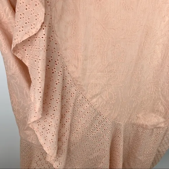 Lane Bryant‎ Eyelet asymmetrical Wrap Skirt