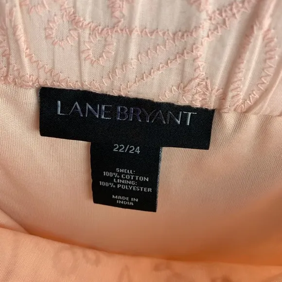 Lane Bryant‎ Eyelet asymmetrical Wrap Skirt
