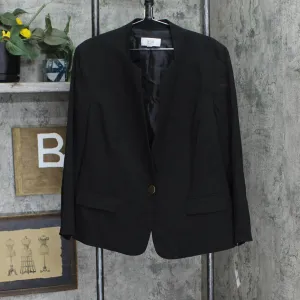 Le Suit Womens Plus Size Single-Button Blazer Suit Jacket 50040873 Black 20W