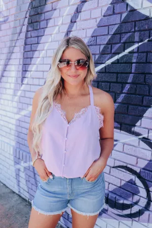 Lenna Lace Body Suit - Lavender