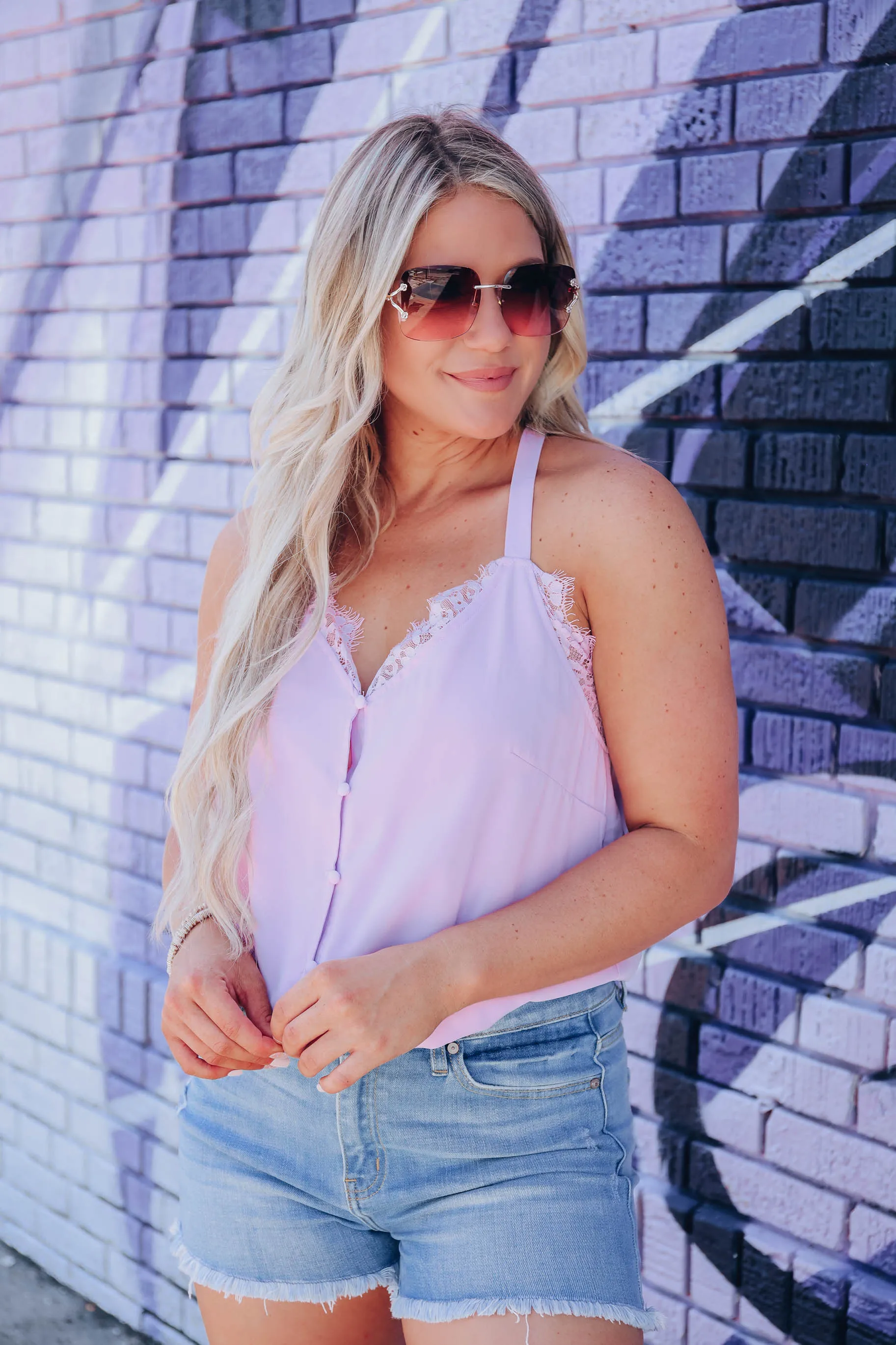 Lenna Lace Body Suit - Lavender
