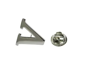 Letter V Lapel Pin