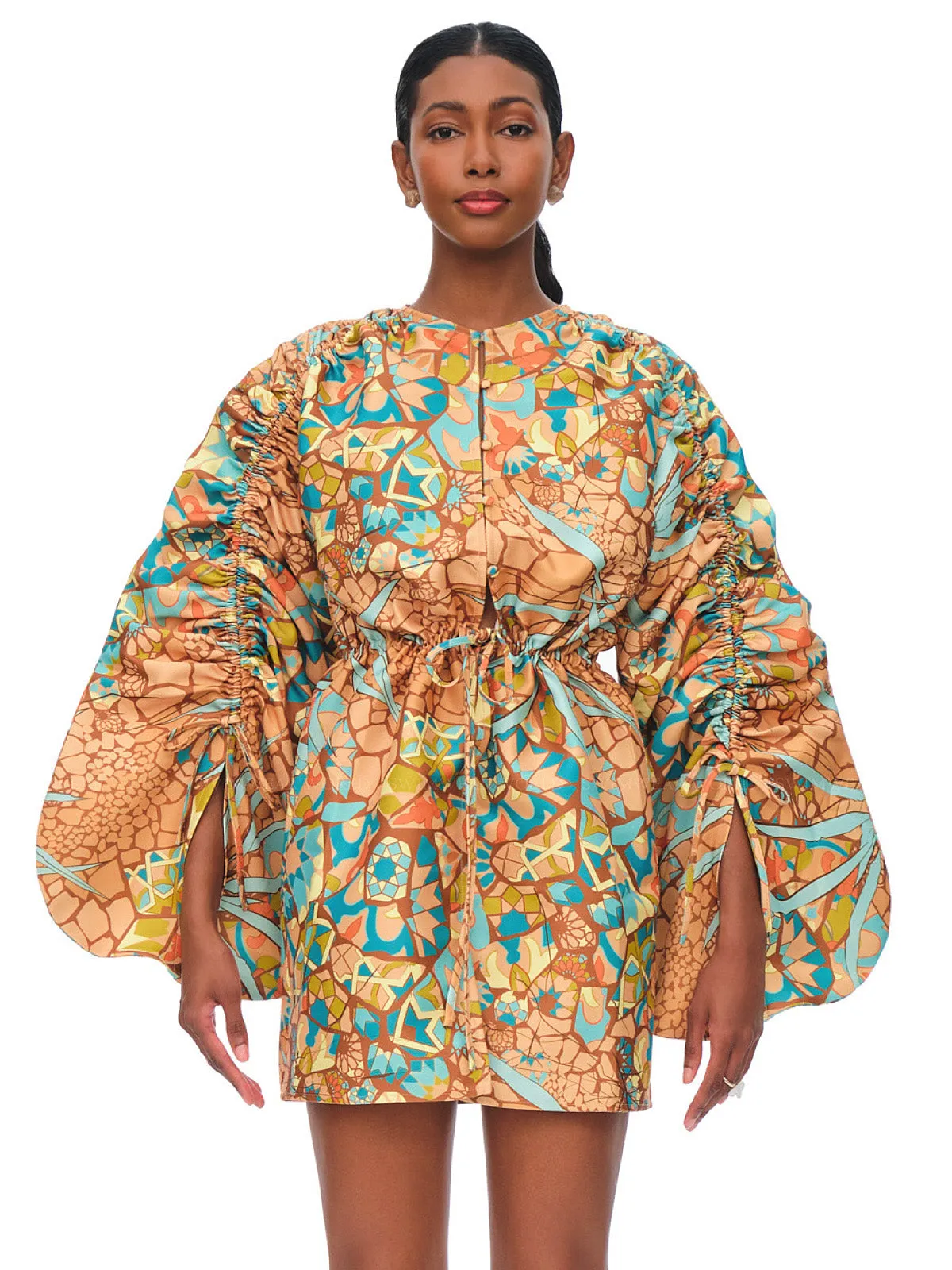 Lida Bubble Sleeve Dress ::RET