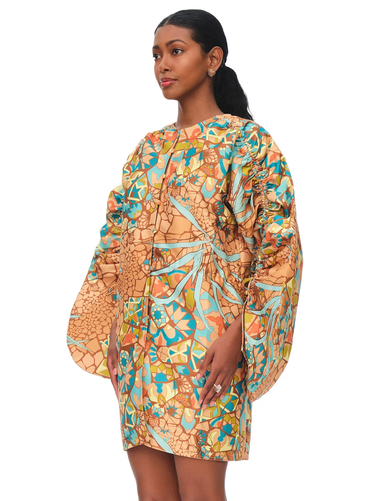 Lida Bubble Sleeve Dress ::RET