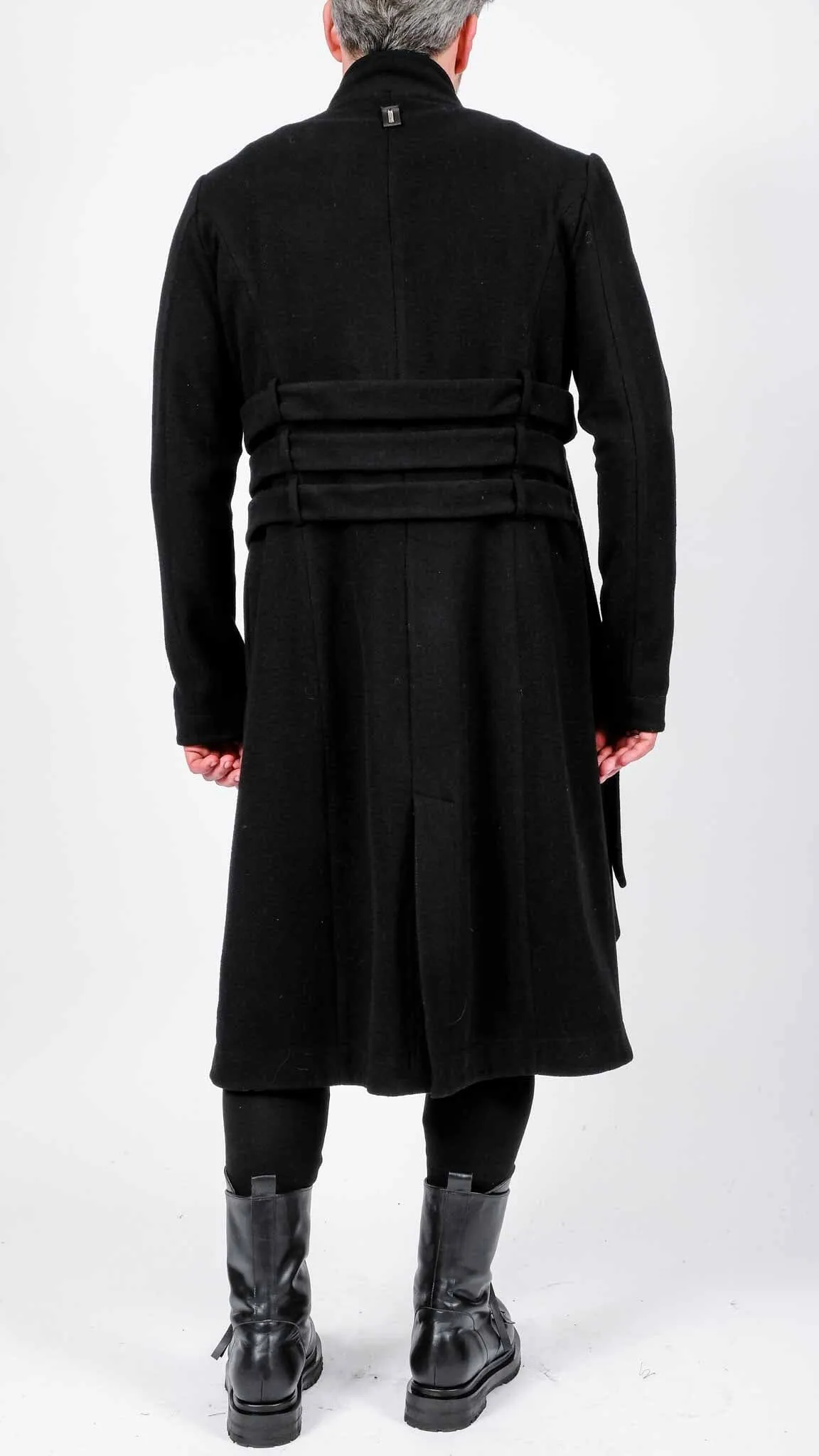 Long Coat with 3 Belts