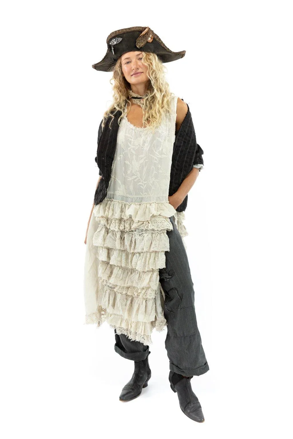 Magnolia Pearl Risette Apron Dress