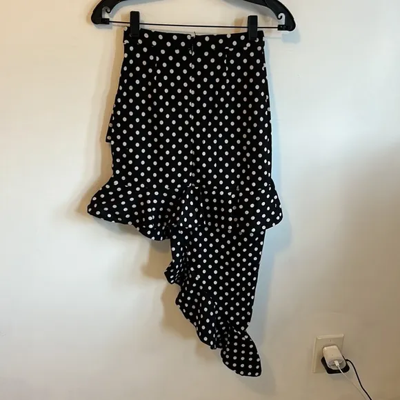 Majorelle Sugar Crush Skirt in Black Dot