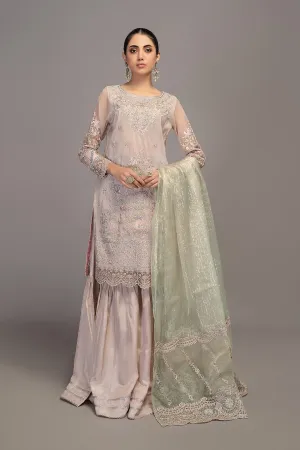 Maria B Pink Embroidered Kameez Salwar Suit Party Wear