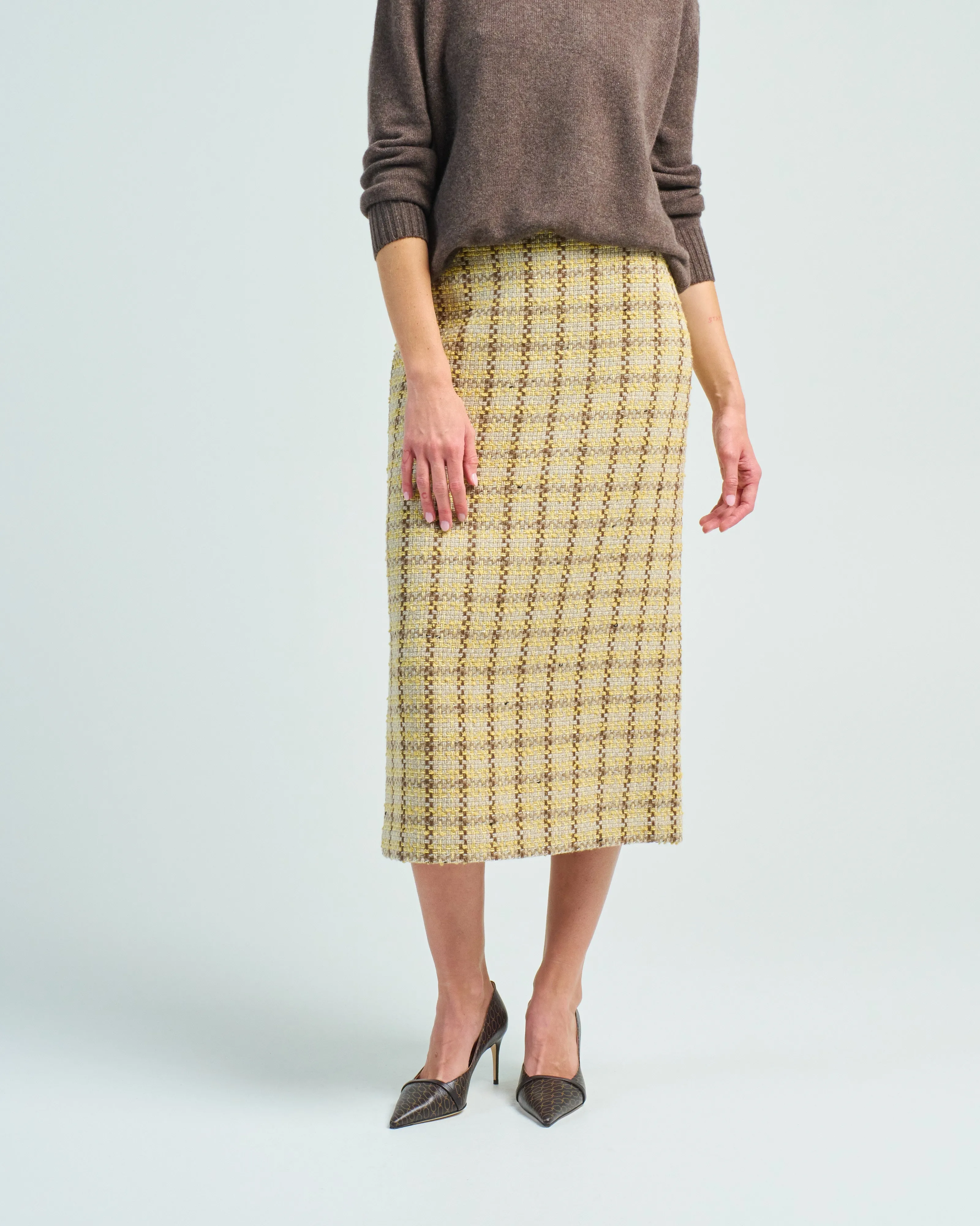 maxi pencil skirt