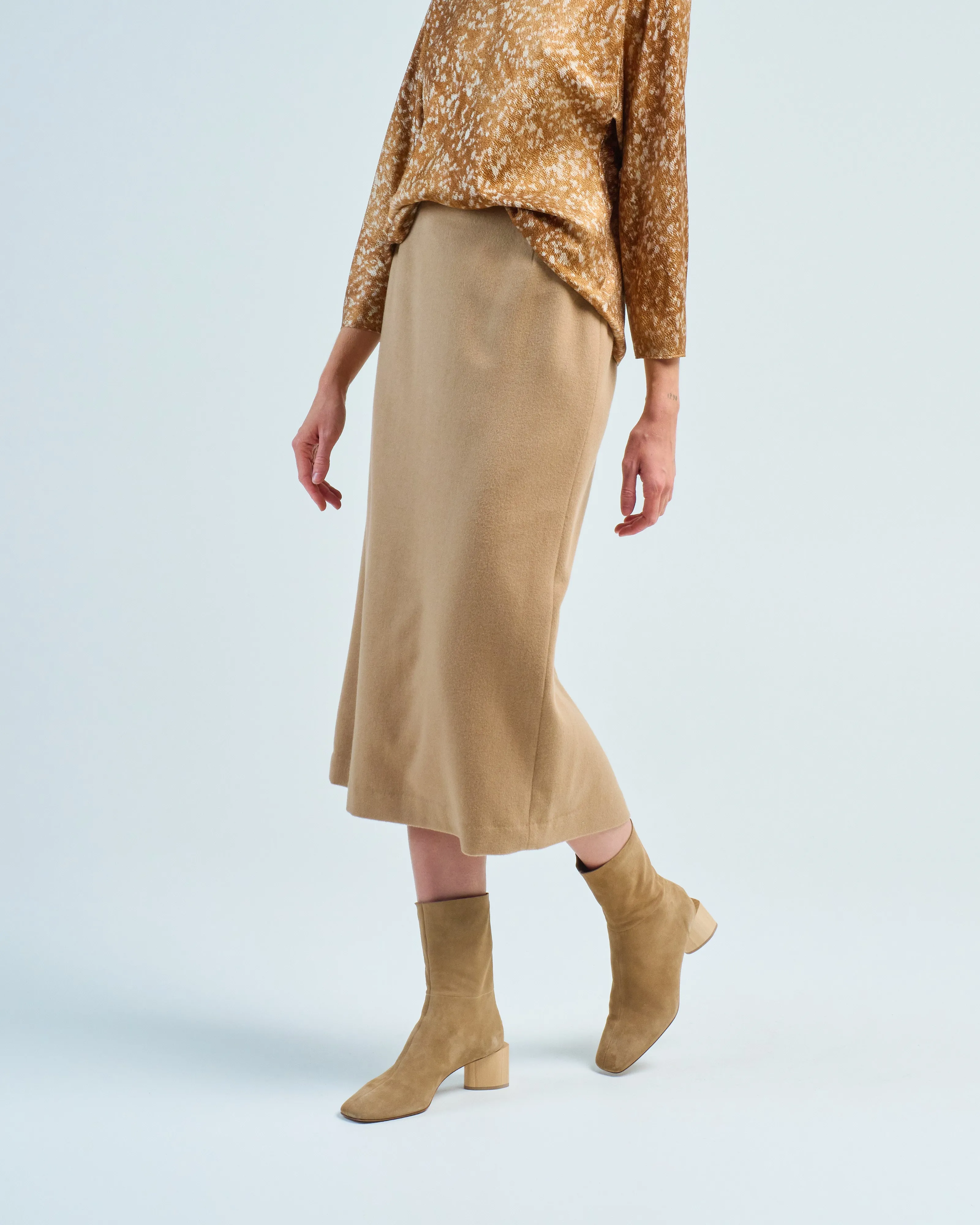 maxi pencil skirt