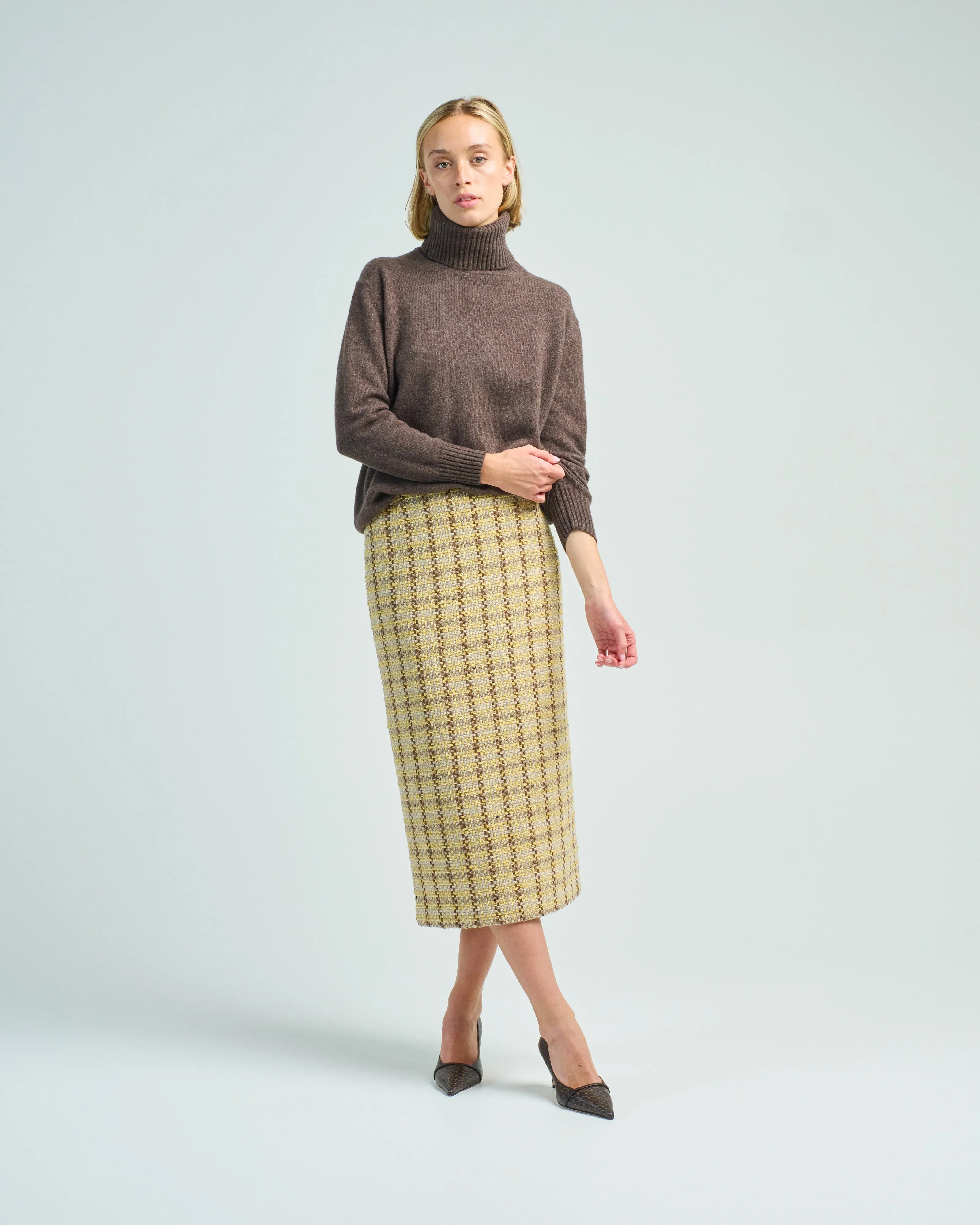 maxi pencil skirt
