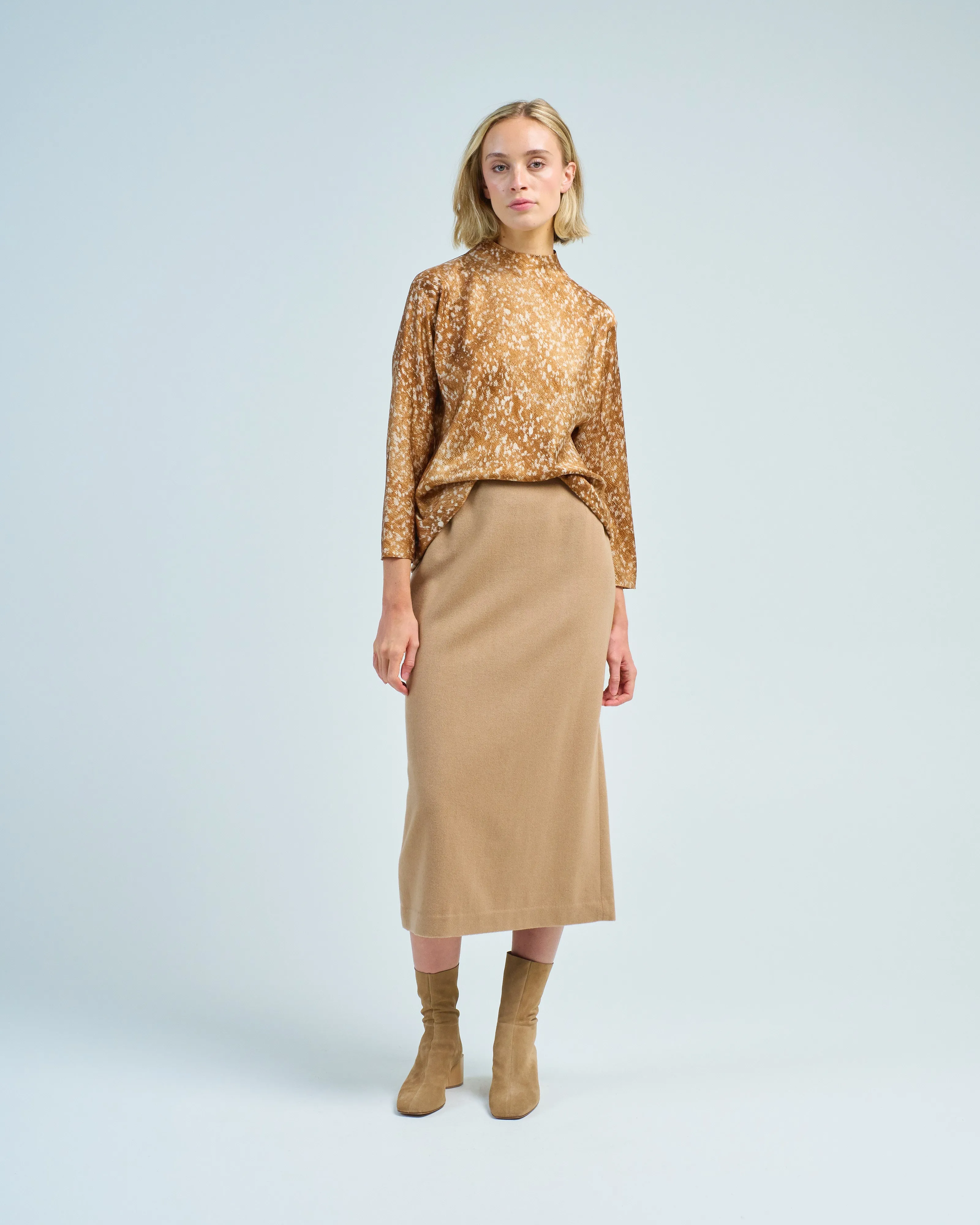 maxi pencil skirt