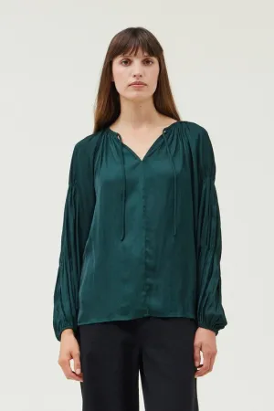 Mayfair Satin Blouse