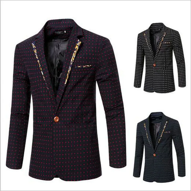 Men's Fashion Print Blazer Up To 5XL