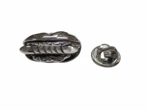 Metal Hotdog Lapel Pin