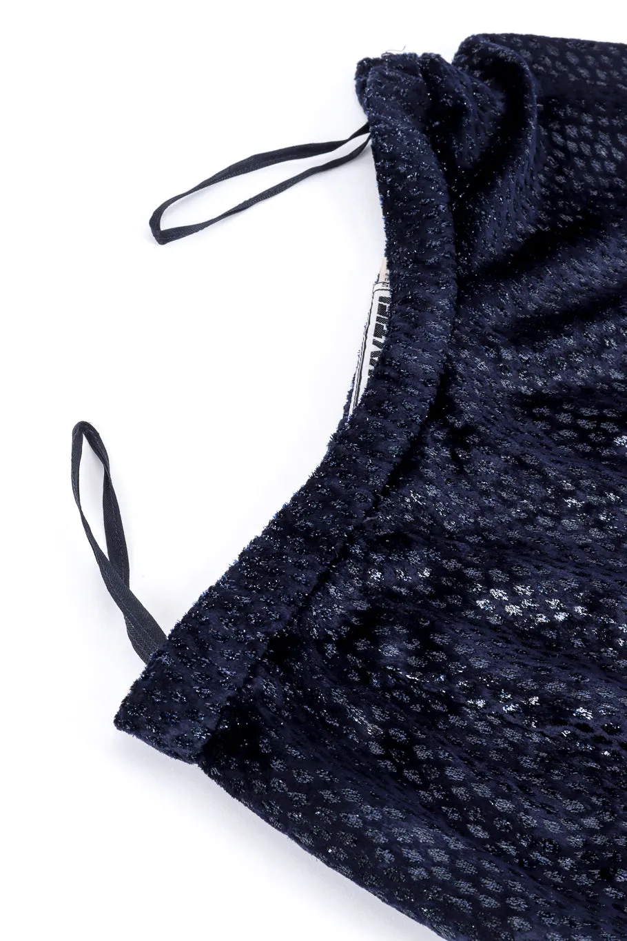 Metallic Silk Velvet Skirt