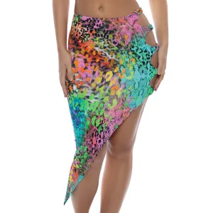 MIAMI MYSTIQUE - Asymmetrical Waist Cut Out Skirt