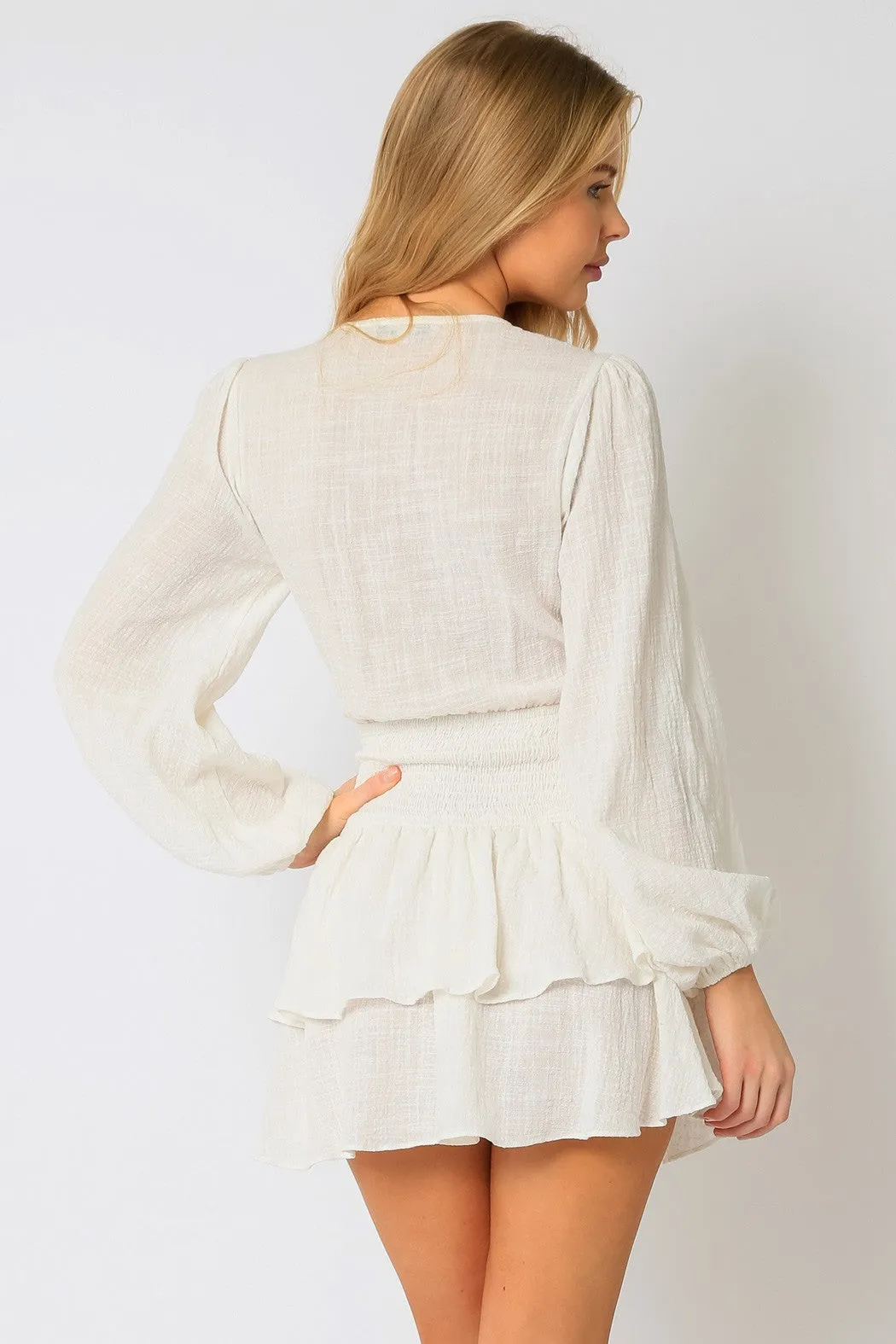 Middle St. Dress White