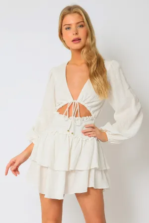 Middle St. Dress White