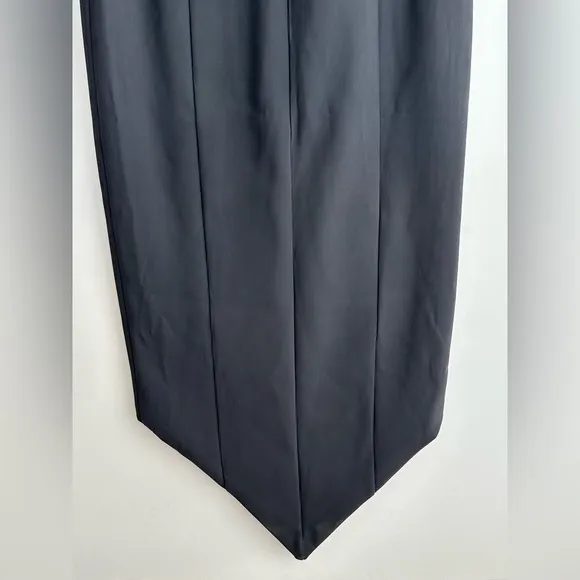Misha Collection Black‎ Pencil Midi Skirt Asymmetrical Size 4