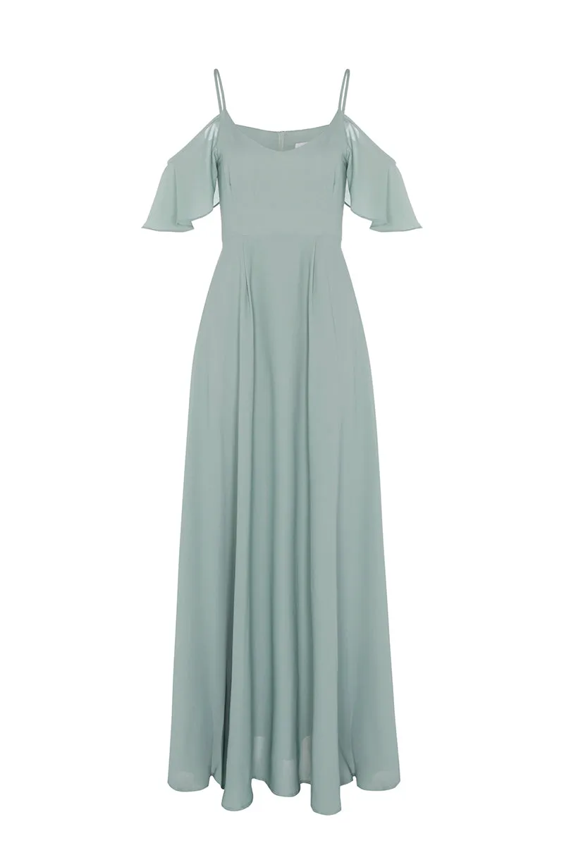 Mykonos Dress in Marine Green